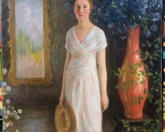 Large 1915 oil $1500