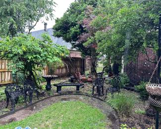 Outdoor Iron Benches