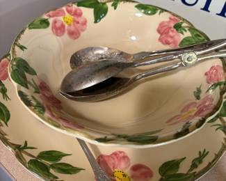 Franciscan Desert Rose Serving Bowl & Platter