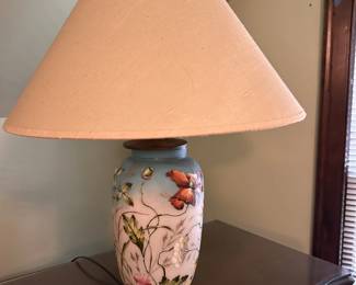 Vintage porcelain lamp