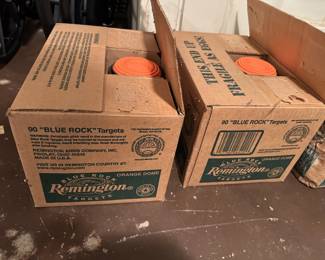 Brand new Remington Blue Rock clay pigeons (3 Cases)