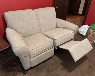 New Walter E. Smithe Reclining Loveseat - 60" x 37" x 38" - Available for Pre-sale