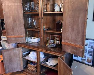 19th century American step-back cupboard - 48" x 21" x 80.75" - Available for Pre-sale