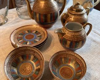 Hand-painted Japanese Tea Set 