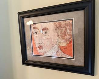Contemporary abstract portrait