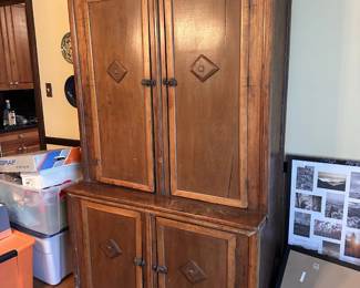 19th century American step-back cupboard - 48" x 21" x 80.75" - Available for Pre-sale