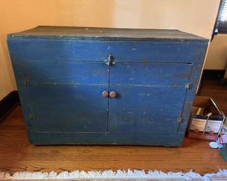 Mid to late 1800's pine cupboard - 40" x 18" x 29" - Available for Pre-sale