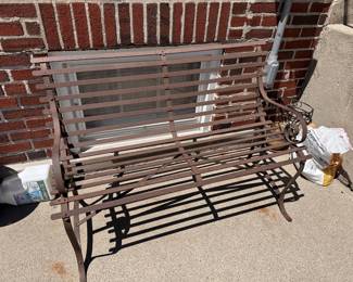 Metal bench