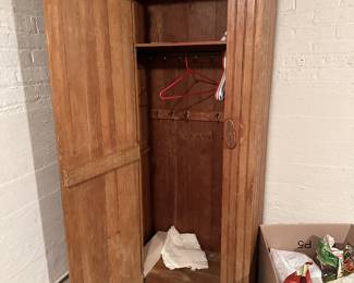 Late 1800's to early 1900's Pine Wardrobe - 31" x 19.5" x 72.5" - Available for Pre-sale