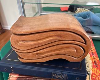 Hand carved Jewelry Box 