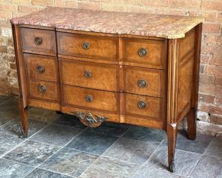 French Louis XV Style Chest of Drawers 