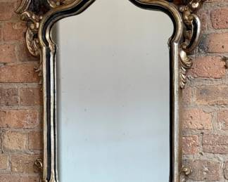 Ornate LABARGE Silver Gilt Italian Wall Mirror