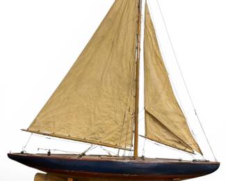 Large 4 FT Sailing Yacht Ship Model