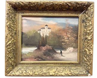 19th C European Landscape, Castle