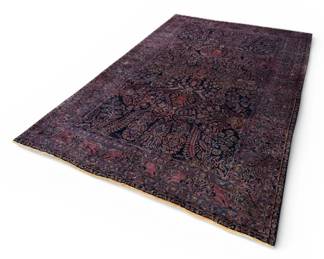 Room Size Antique Sarouk Rug, 11'