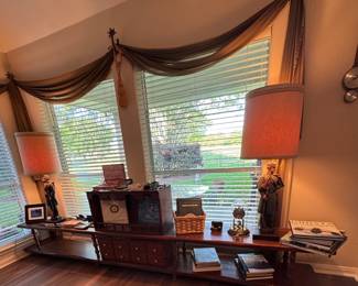 Long, solid (Cyoress?) wood shelf from Louisiana