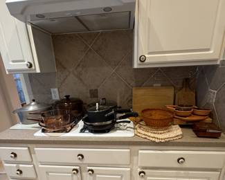 Vintage amber Corning Ware