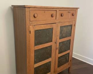 Oak Pie Safe Style