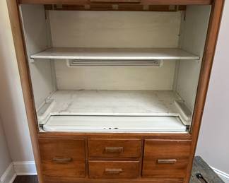 Art Deco Hoosier Style Kitchen Cabinet