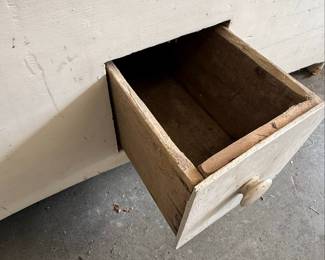 Primitive Wooden Dough Box Chest