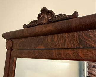 Victorian Eastlake Tiger Oak Washstand Style