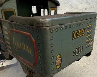 Japan MSK Toys Central Locomotive Train Engine C-357 Tin