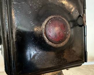 Victorian Carriage Lantern with Red Lens