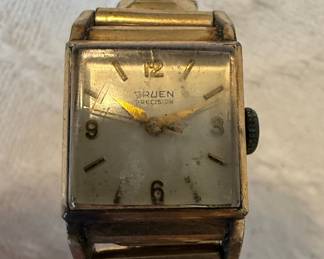 Gruen Precision 10K RGP Bezel Ladies Watch