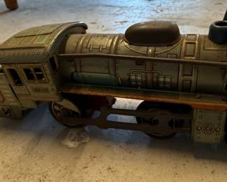 Japan MSK Toys Central Locomotive Train Engine C-357 Tin