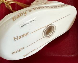 Wedgwood Baby's First Christmas Ornament