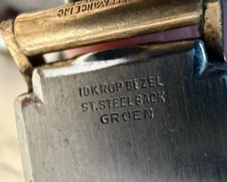 Gruen Precision 10K RGP Bezel Ladies Watch