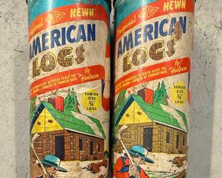Halsam Hewn American Logs Senior Size Building Toy Set