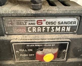 Craftsman 4" x 6" Belt Disc Sander