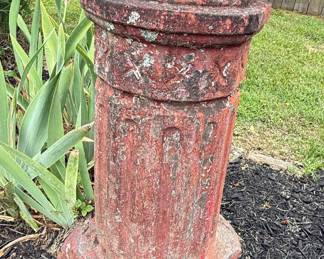 Terracotta Fluted Column Pedestal Planter