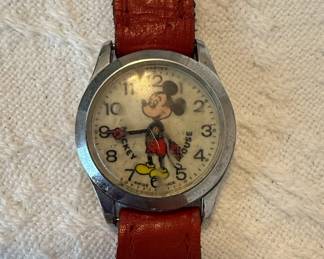 Bradley Mickey Mouse Wristwatch, Base Metal, Swiss Made