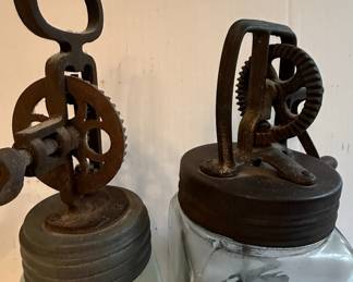 Dazey Butter Churns (2) - 4 Qt & 2 Qt