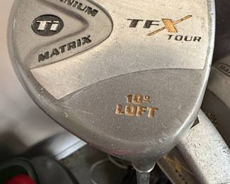 Titanium TFX Tour Golf Club Set with Bag