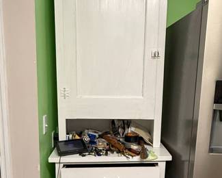 Vintage Hoosier Style Kitchen Cabinet
