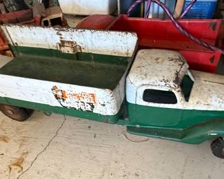 Vintage Buddy L Pressed Steel Trucks Lot