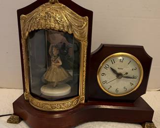 United Clock Corp. Model 870 Ballerina Musical Clock