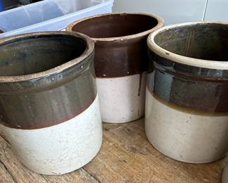 Stoneware Crock Set