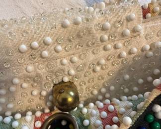 Vintage Candy Dot Beaded Handbag