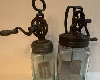 Dazey Butter Churns (2) - 4 Qt & 2 Qt