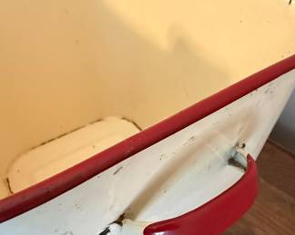 Vintage Enamel Bread Box