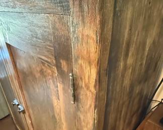 Tiger Oak Two-Door Jelly Cupboard Style