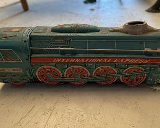 Tin Litho "International Express" MF-804 Train Toy
