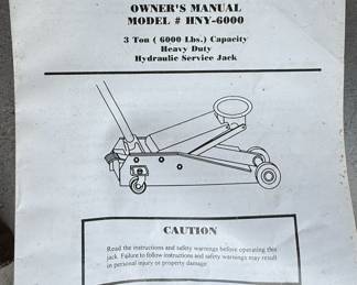 Larin Hydraulic Service Jack