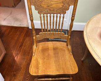 8 of these oak chairs.
