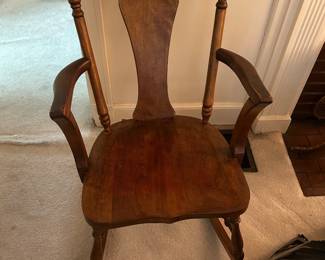Antique rocker. 