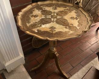 Florentine side table. 